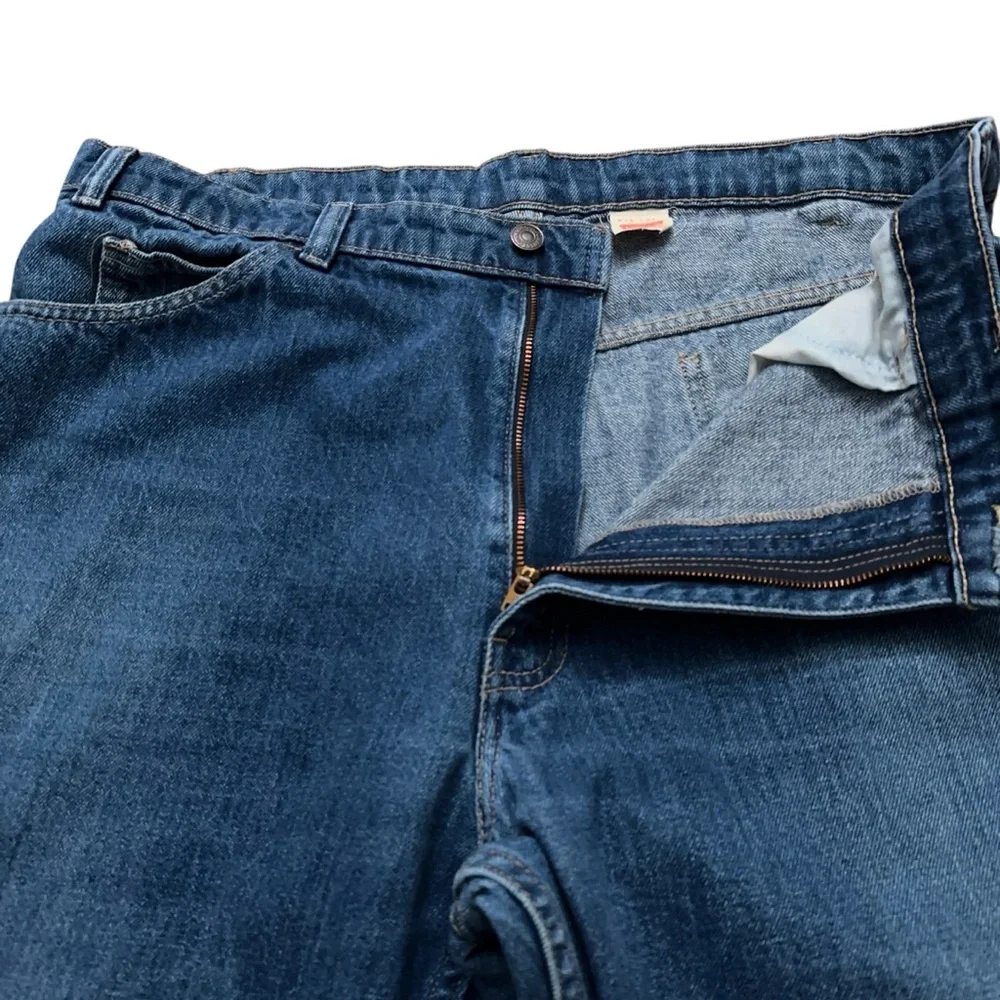 Levi's Jeans Mens Size 38x34 Denim 769 Bootcut Blue Orange Tab Vintage 80s